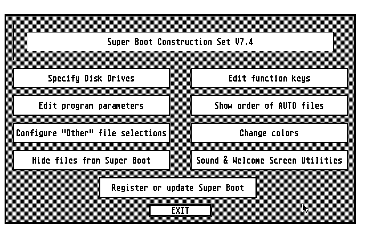 Super Boot atari screenshot